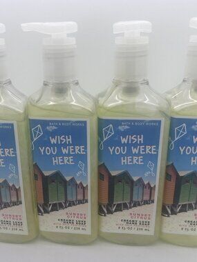 BATH & BODY WORKS Creamy Luxe Hand Soap WISH YOU WERE HERE CITRUS - Lot of 4